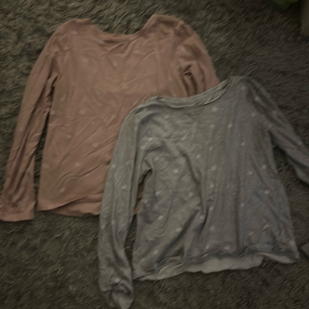 2 Snowflake Old Navy Shirts
